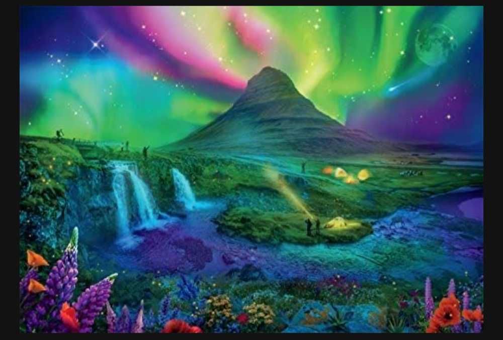 Enchanted Aurora - Buffalo puzzle collectible [Barcode 079346027521] - Main Image 2