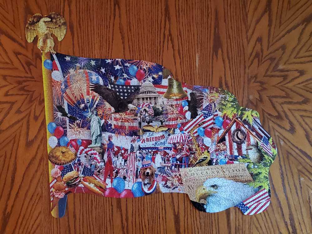 Freedom Parade - SunsOut puzzle collectible [Barcode 796780953277] - Main Image 2