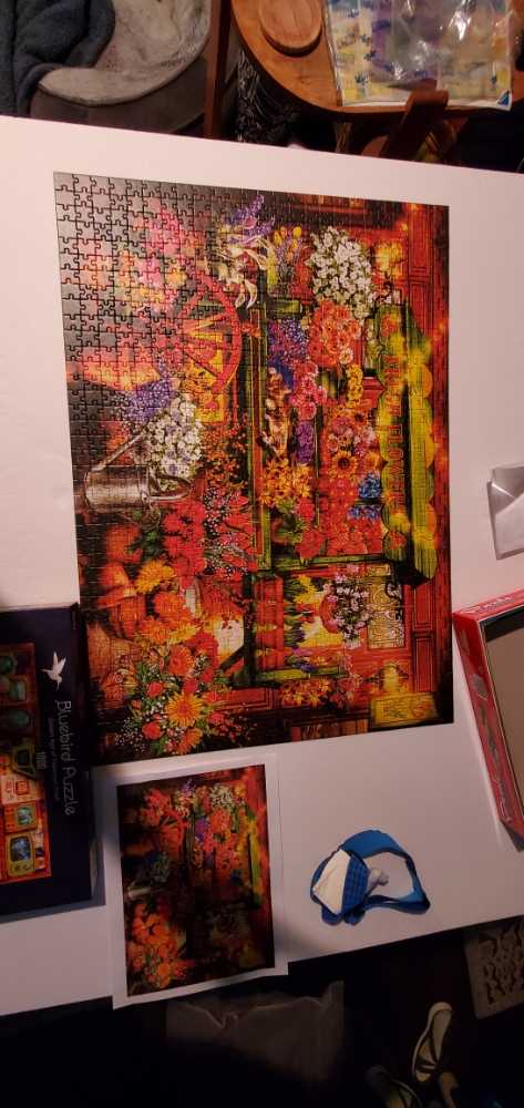 Flower Market Stall - Bluebird Puzzle puzzle collectible - Main Image 3