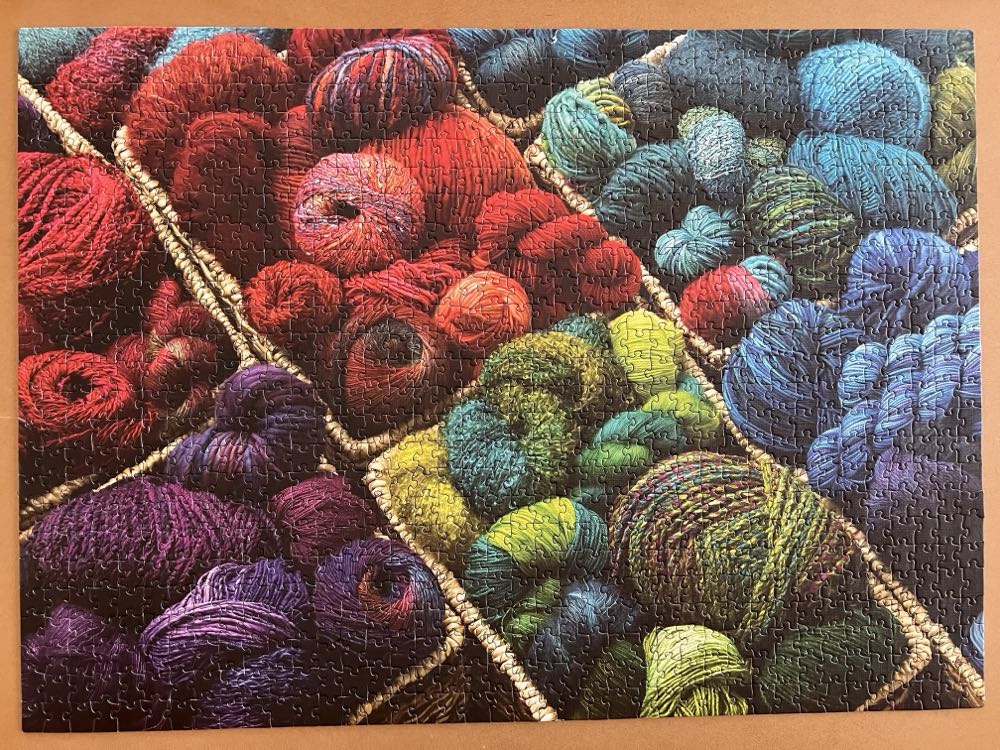 Plenty Of Yarn - Cobble Hill puzzle collectible [Barcode 625012571395] - Main Image 2