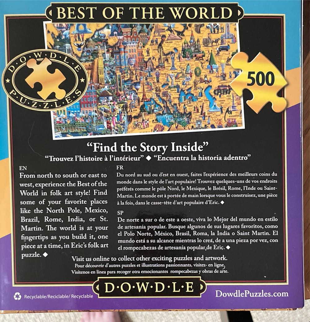 Best of the World - Dowdle puzzle collectible [Barcode 671095204415] - Main Image 2