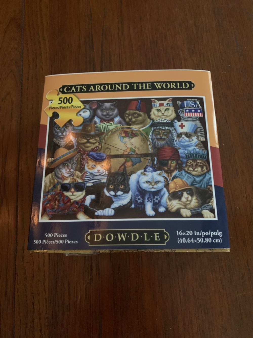 Cats Around The World - Dowdle Puzzles puzzle collectible [Barcode 671095003025] - Main Image 2