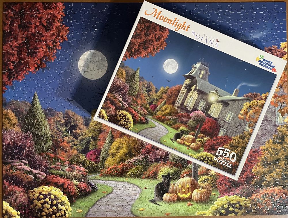 DONATED-Moonlight-J - White Mountain Puzzles puzzle collectible [Barcode 724819249008] - Main Image 3