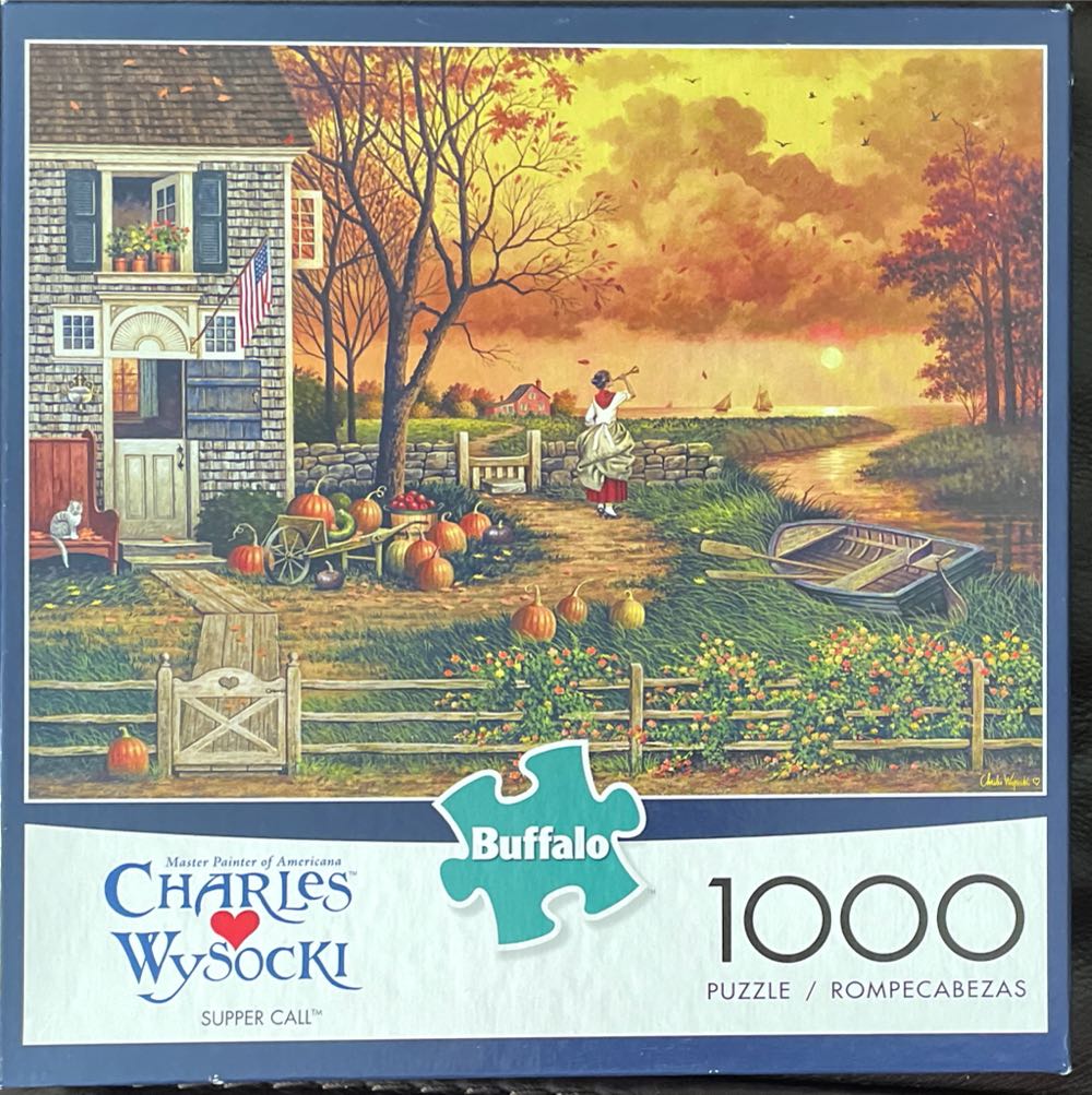 Supper Call - Buffalo Games puzzle collectible [Barcode 079346114818] - Main Image 2