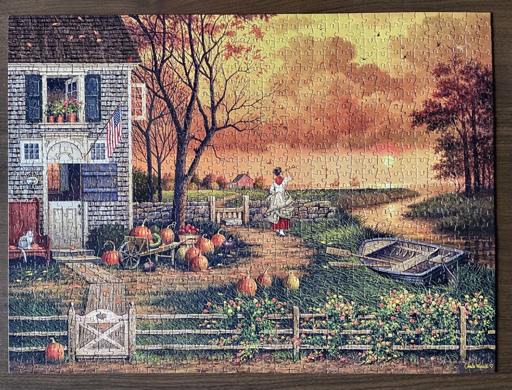 Supper Call - Buffalo Games puzzle collectible [Barcode 079346114818] - Main Image 3