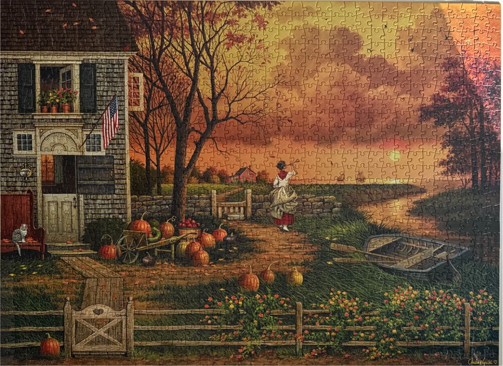 Supper Call - Buffalo Games puzzle collectible [Barcode 079346114818] - Main Image 4