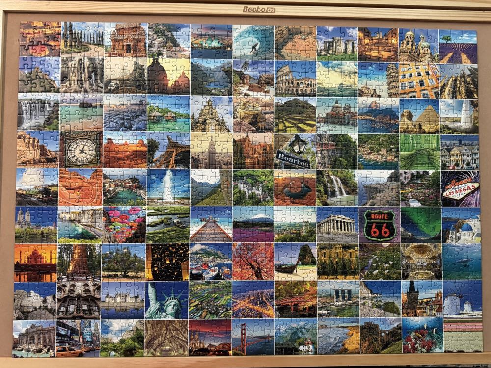 99 Beautiful Places On Earth - Ravensberger Puzzle puzzle collectible [Barcode 4005556824878] - Main Image 2