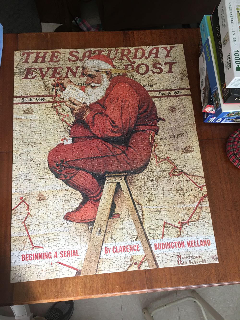 Mapping His Course - Springbok puzzle collectible [Barcode 070000020087] - Main Image 2