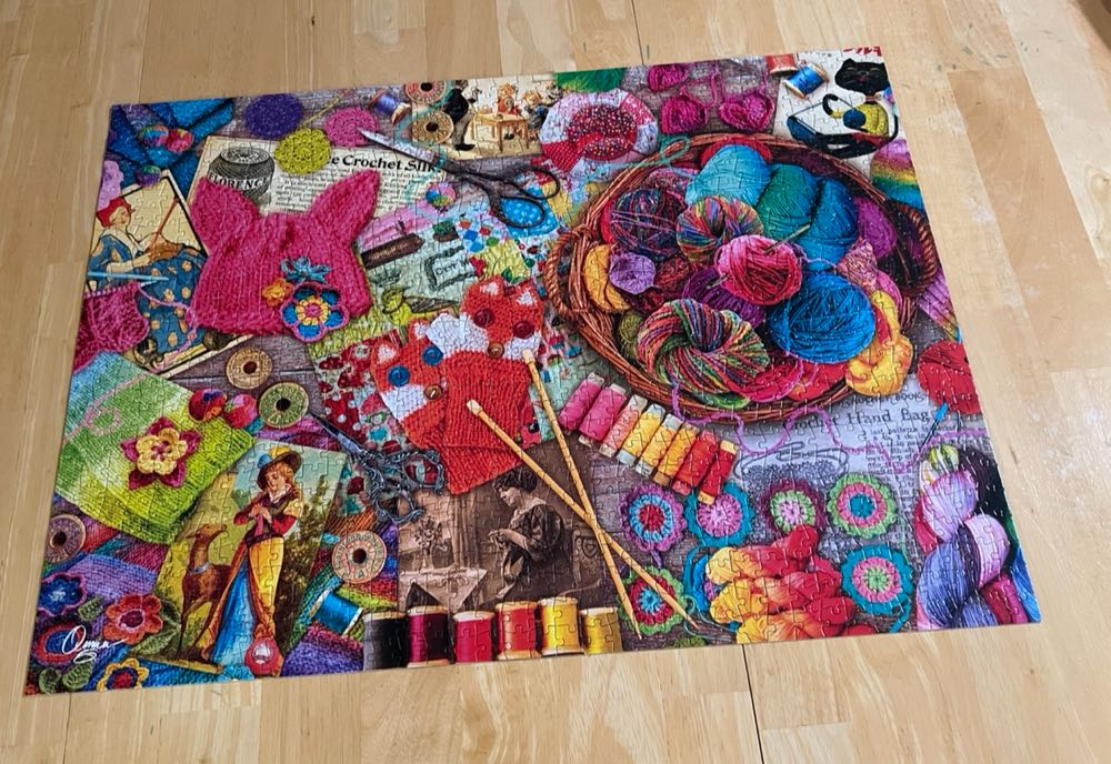 Vintage Yarns - Buffalo puzzle collectible [Barcode 079346127177] - Main Image 3