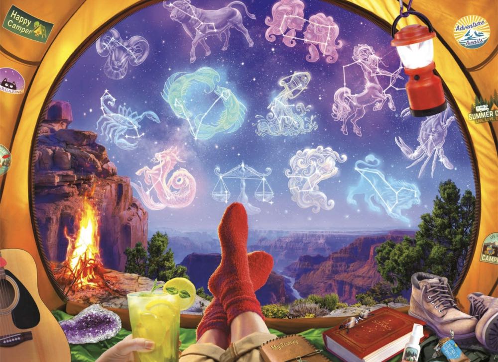 Celestial Camp Out - SOLD - Buffalo Games puzzle collectible [Barcode 079346118632] - Main Image 2