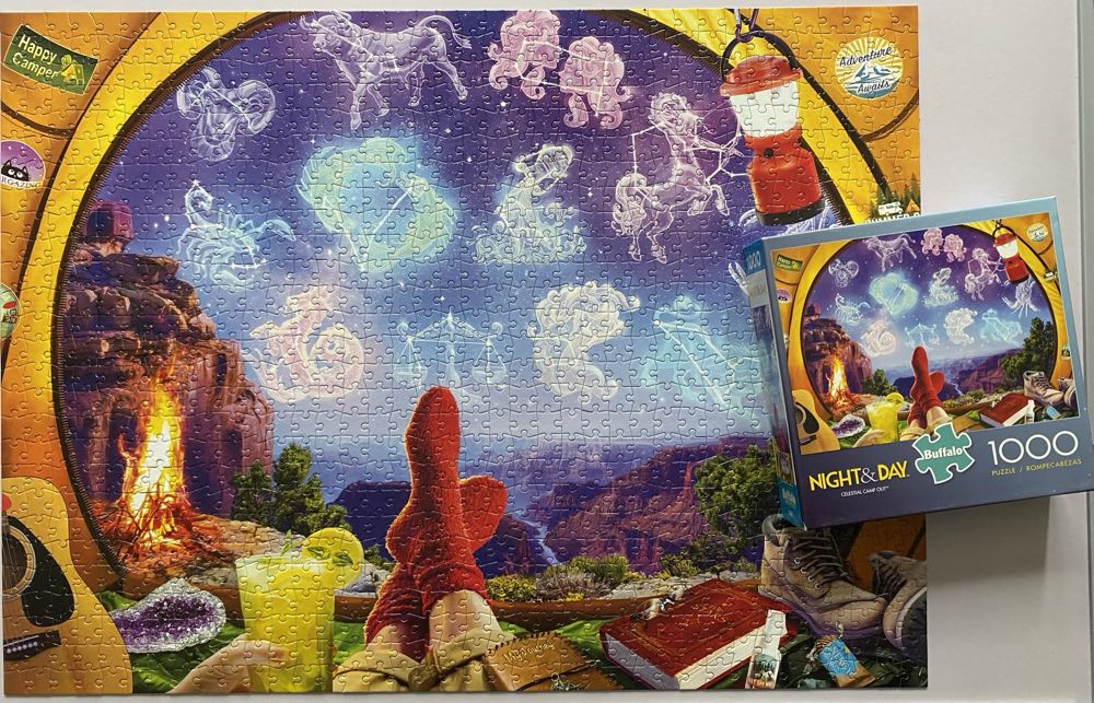 Celestial Camp Out - SOLD - Buffalo Games puzzle collectible [Barcode 079346118632] - Main Image 3