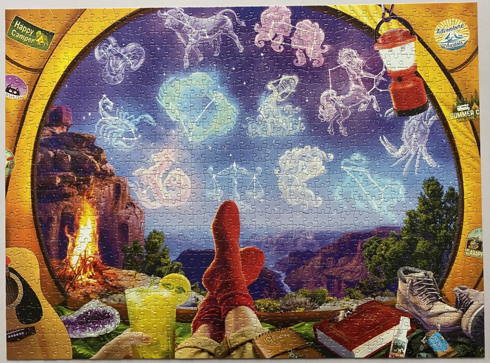 Celestial Camp Out - SOLD - Buffalo Games puzzle collectible [Barcode 079346118632] - Main Image 4