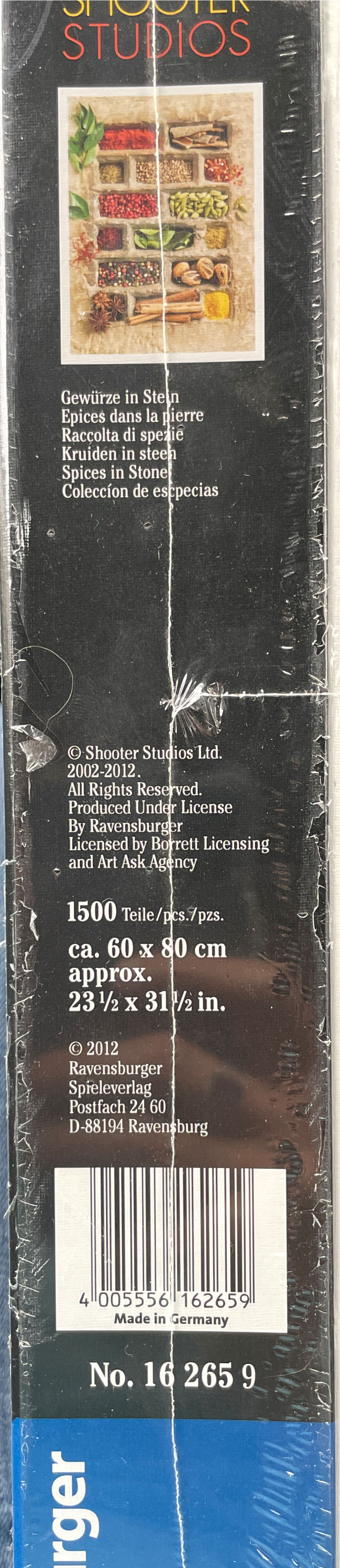 Spices In Stone-SOLD - Ravensburger puzzle collectible [Barcode 4005556162659] - Main Image 2