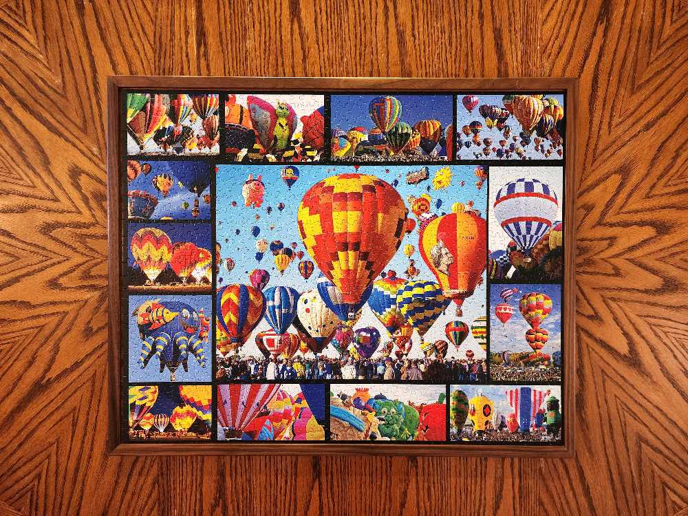 Hot Air Balloons - White Mountain puzzle collectible [Barcode 724819258284] - Main Image 3