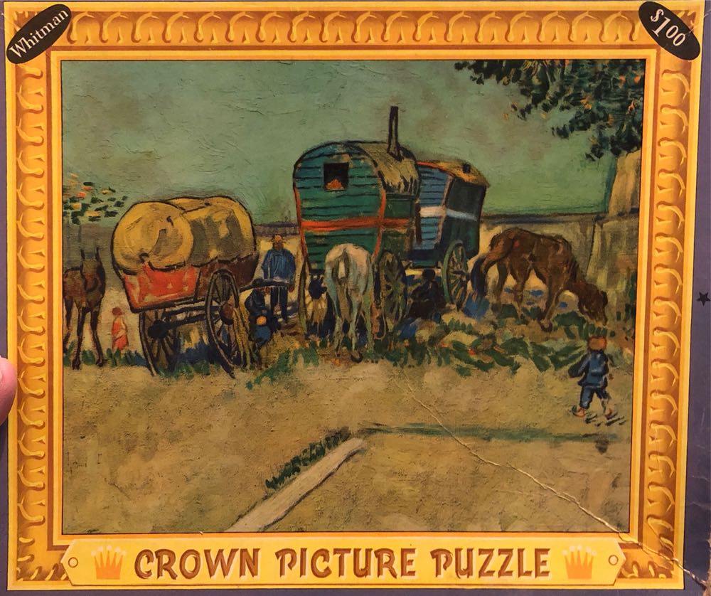 Gypsy Camp - Whitman puzzle collectible - Main Image 1