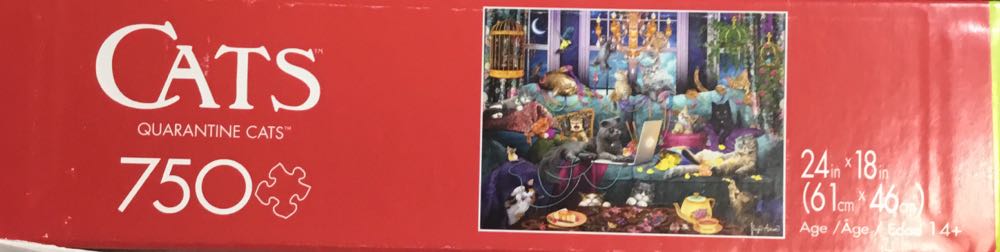 Quarantine Cats - Buffalo Games 🇺🇸 puzzle collectible [Barcode 079346172795] - Main Image 4