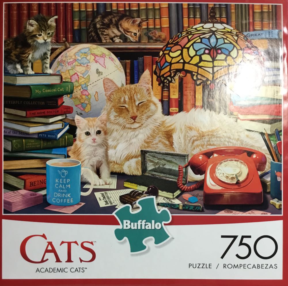 CATS - Academic Cats - Buffalo puzzle collectible [Barcode 079346172894] - Main Image 2