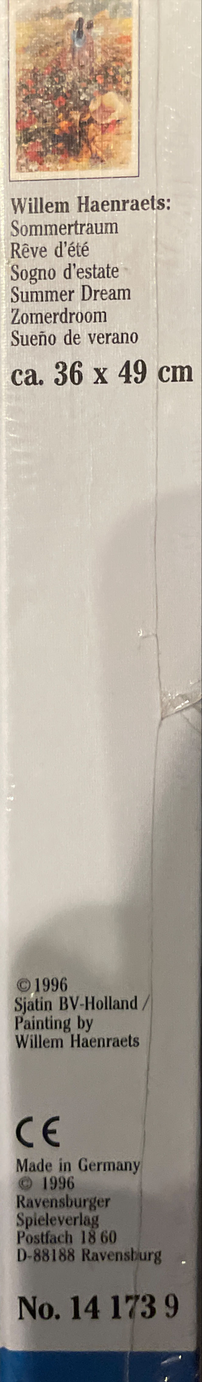 Summer Dreams - Ravensburger puzzle collectible [Barcode 4005556141739] - Main Image 2