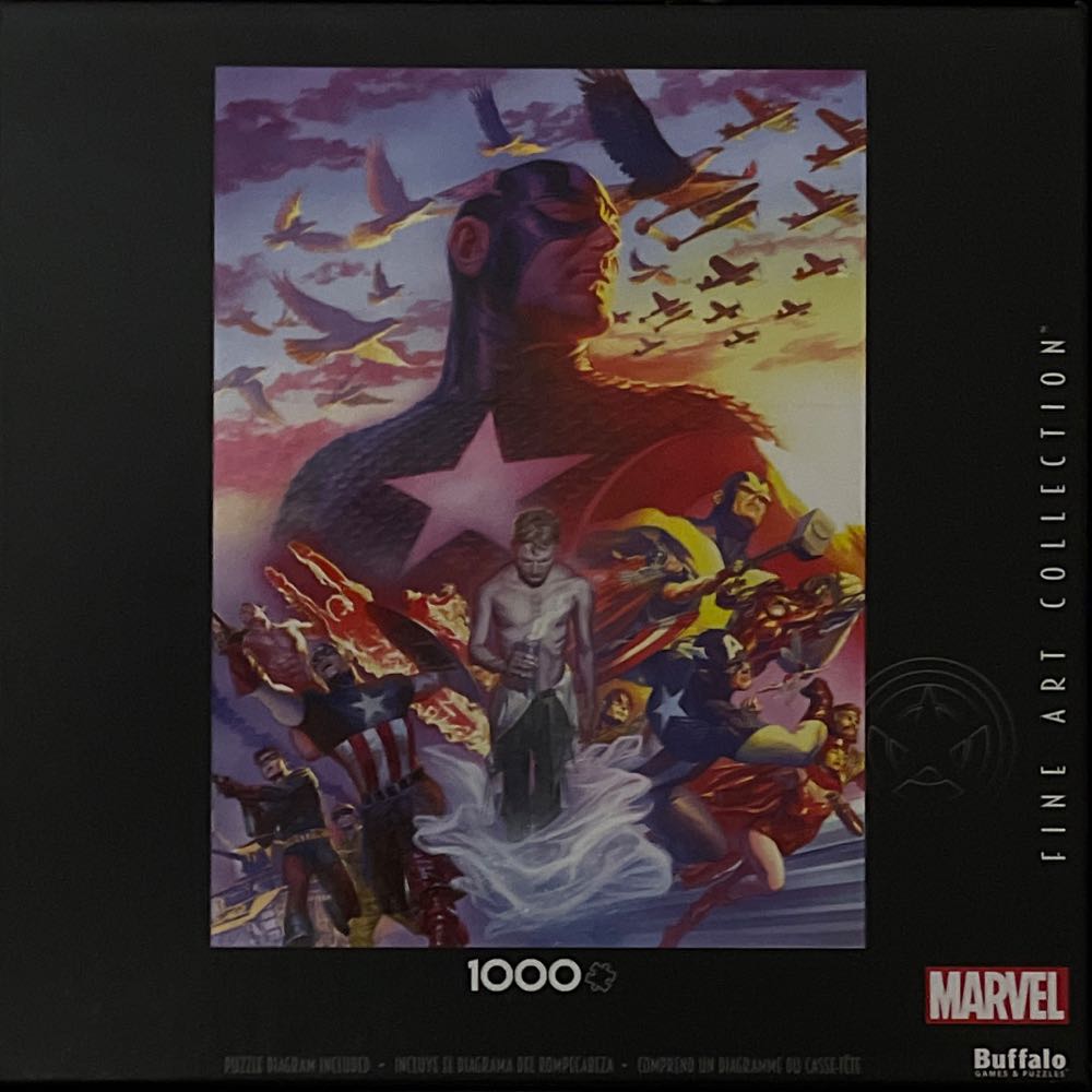 Marvel: Captain America #22 - Buffalo Games puzzle collectible [Barcode 079346117765] - Main Image 2