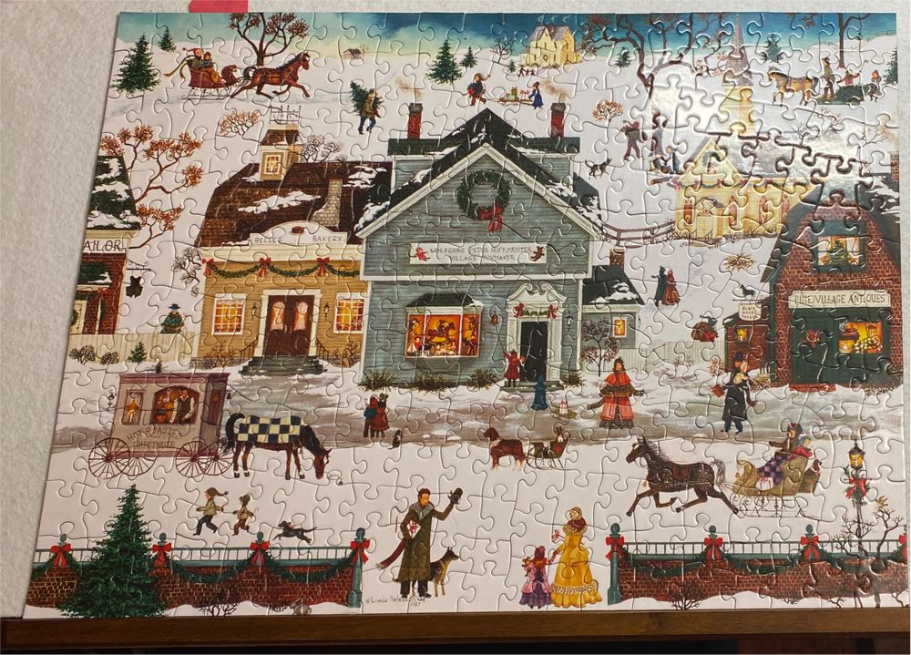 The village toymaker - Bits & Pieces puzzle collectible [Barcode 192949034595] - Main Image 2