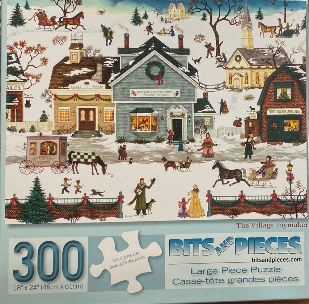 The village toymaker - Bits & Pieces puzzle collectible [Barcode 192949034595] - Main Image 3