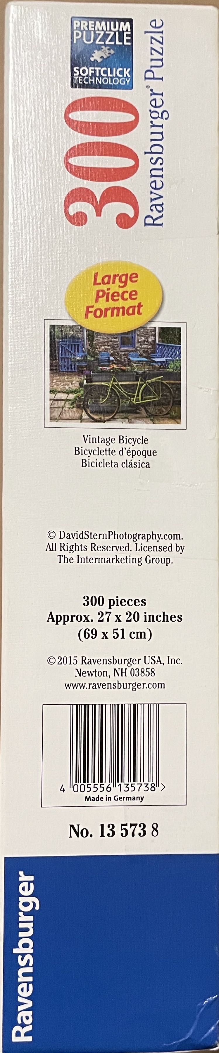Vintage Bicycle  - Ravensburger puzzle collectible [Barcode 4005556135738] - Main Image 3