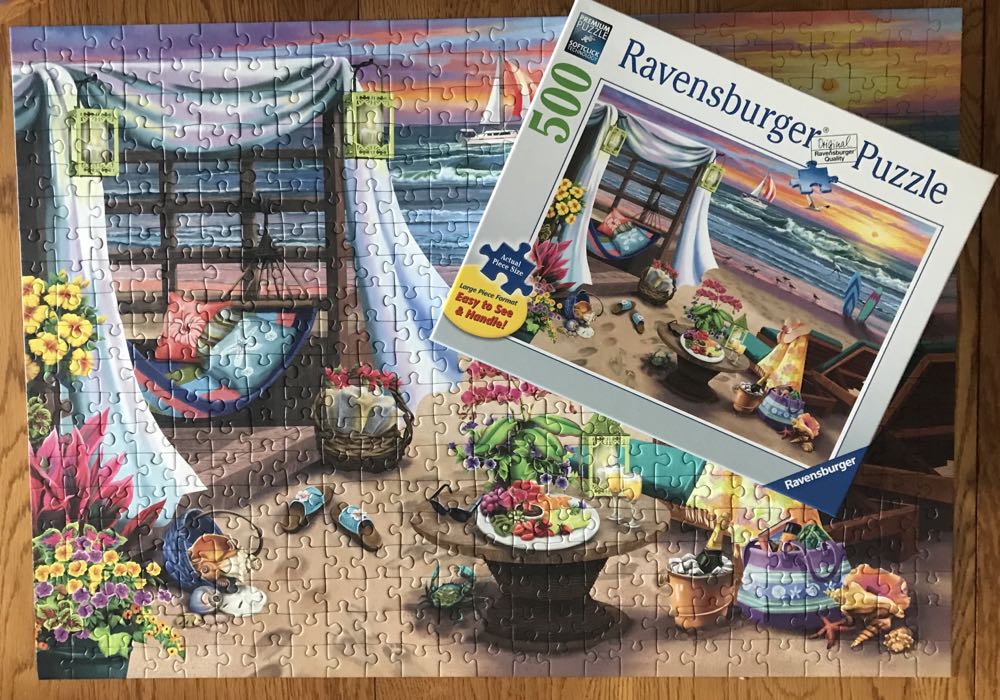 Cabana Retreat-TRADED - Ravensburger puzzle collectible [Barcode 4005556167920] - Main Image 3