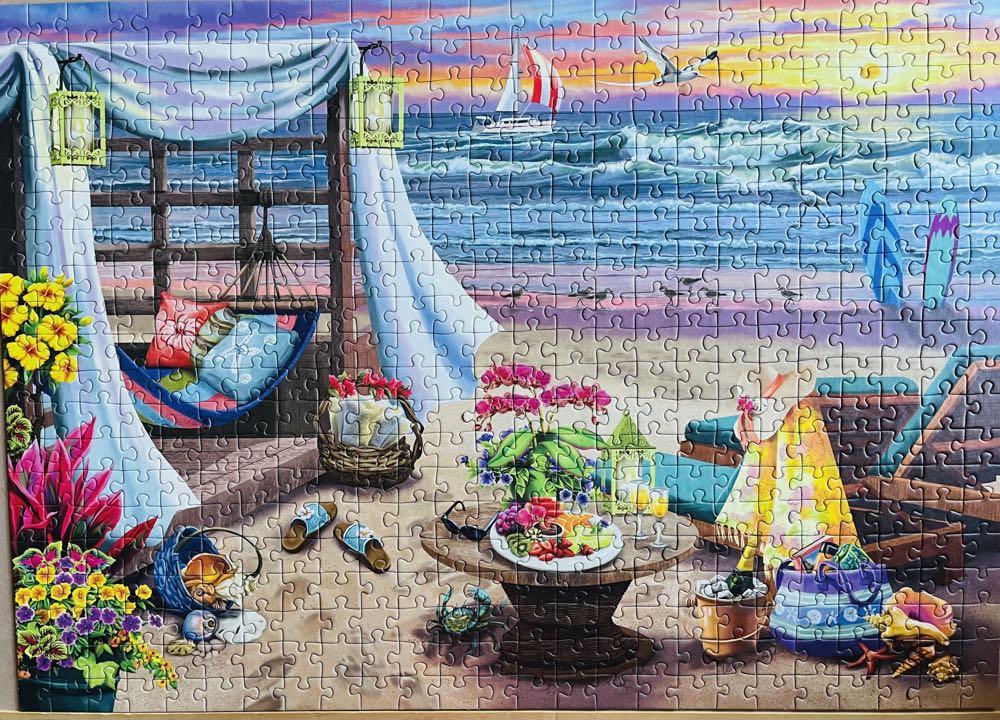 Cabana Retreat-TRADED - Ravensburger puzzle collectible [Barcode 4005556167920] - Main Image 4