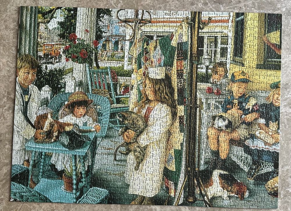 Front Porch Vet - Ravensburger puzzle collectible [Barcode 666273813329] - Main Image 3