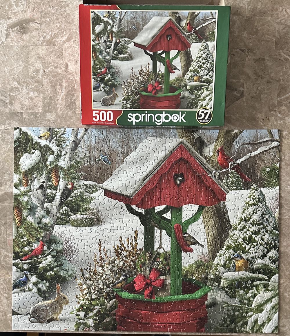 Winter’s Wish - Springbok puzzle collectible [Barcode 091683016037] - Main Image 2