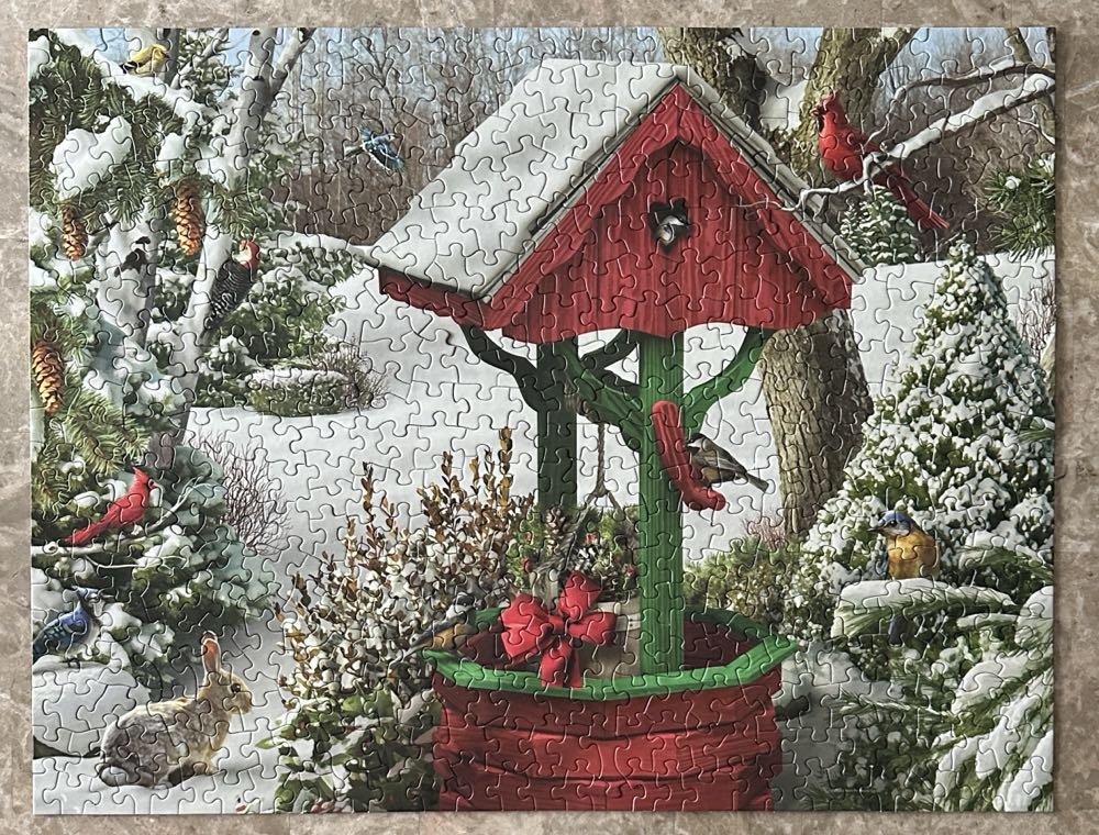 Winter’s Wish - Springbok puzzle collectible [Barcode 091683016037] - Main Image 3