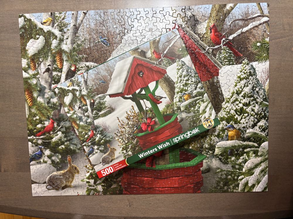 Winter’s Wish - Springbok puzzle collectible [Barcode 091683016037] - Main Image 4