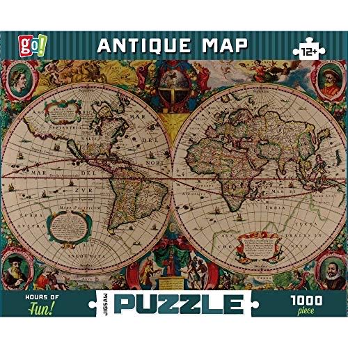 Antique Map - Go Games puzzle collectible [Barcode 9781620214824] - Main Image 1