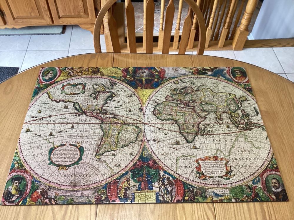 Antique Map - Go Games puzzle collectible [Barcode 9781620214824] - Main Image 3