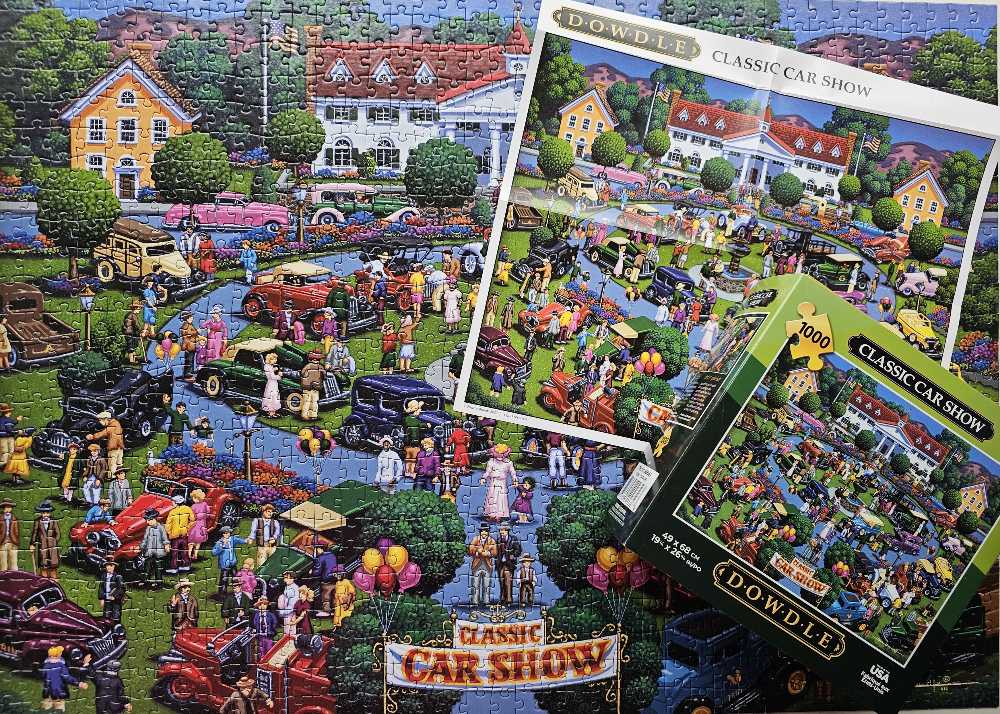 Classic Car Show - Dowdle puzzle collectible [Barcode 671095402323] - Main Image 4