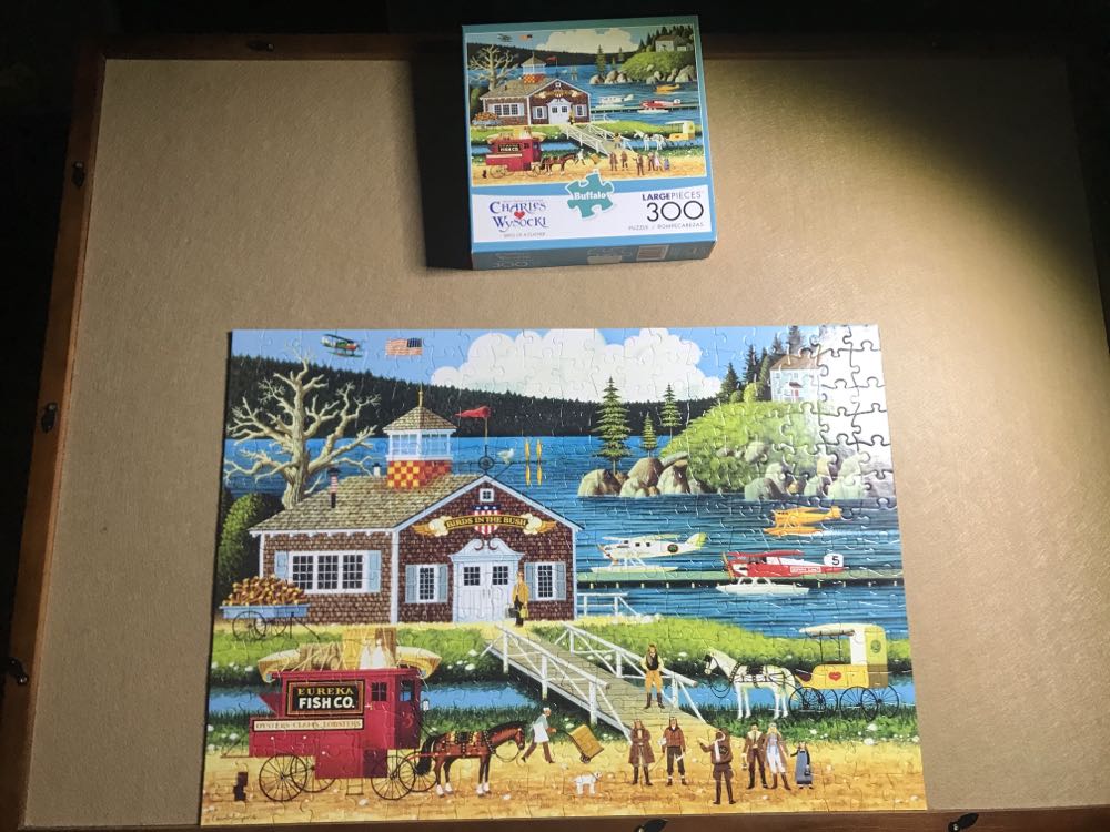 Charles Wysocki- Birds Of A Feather - Buffalo puzzle collectible [Barcode 079346026494] - Main Image 2