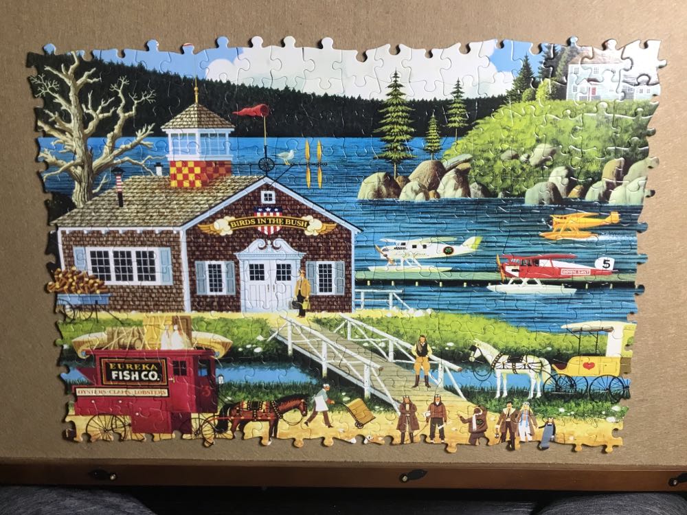 Charles Wysocki- Birds Of A Feather - Buffalo puzzle collectible [Barcode 079346026494] - Main Image 4