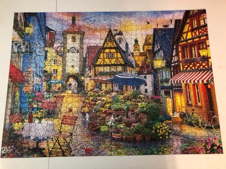 Bavarian Flower Market - MasterPieces puzzle collectible [Barcode 705988721205] - Main Image 2
