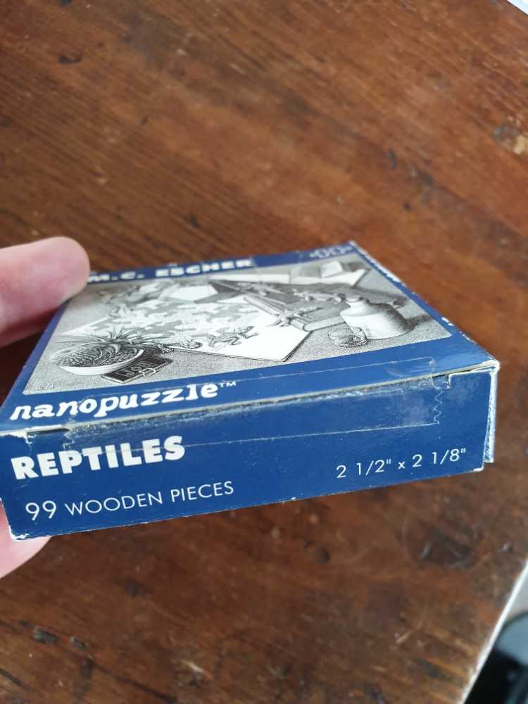M.C. Escher - nanopuzzle - Reptiles - Selegiochi puzzle collectible [Barcode 8007076021061] - Main Image 2