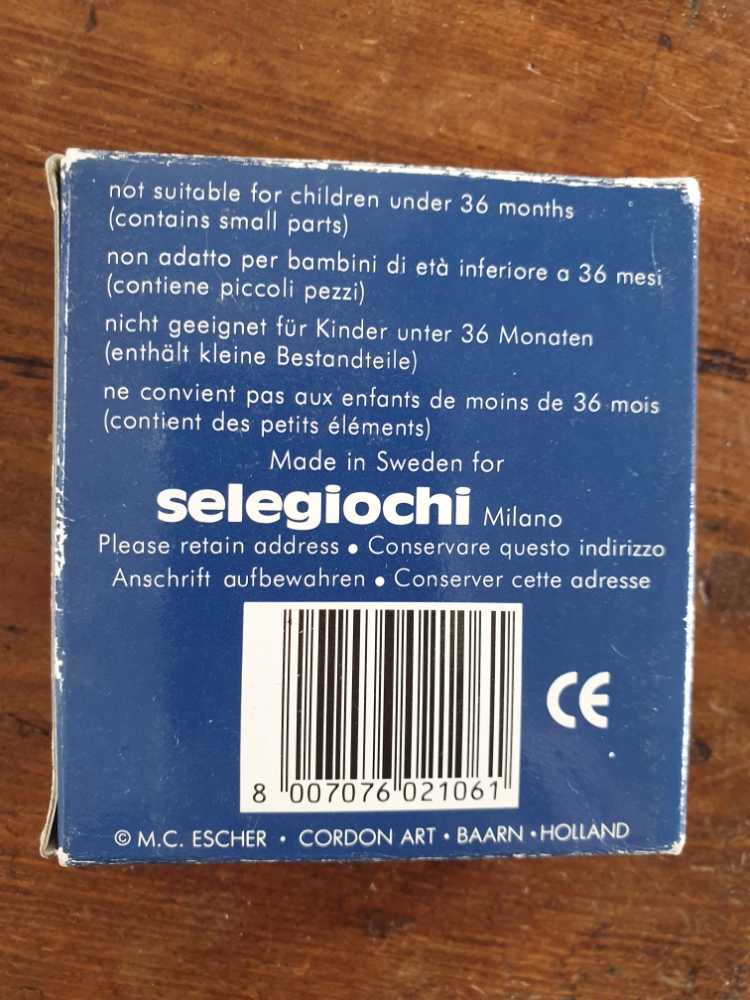 M.C. Escher - nanopuzzle - Reptiles - Selegiochi puzzle collectible [Barcode 8007076021061] - Main Image 3