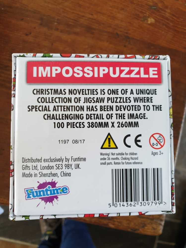Impossipuzzle - ’Christmas’  puzzle collectible [Barcode 5014362309799] - Main Image 3