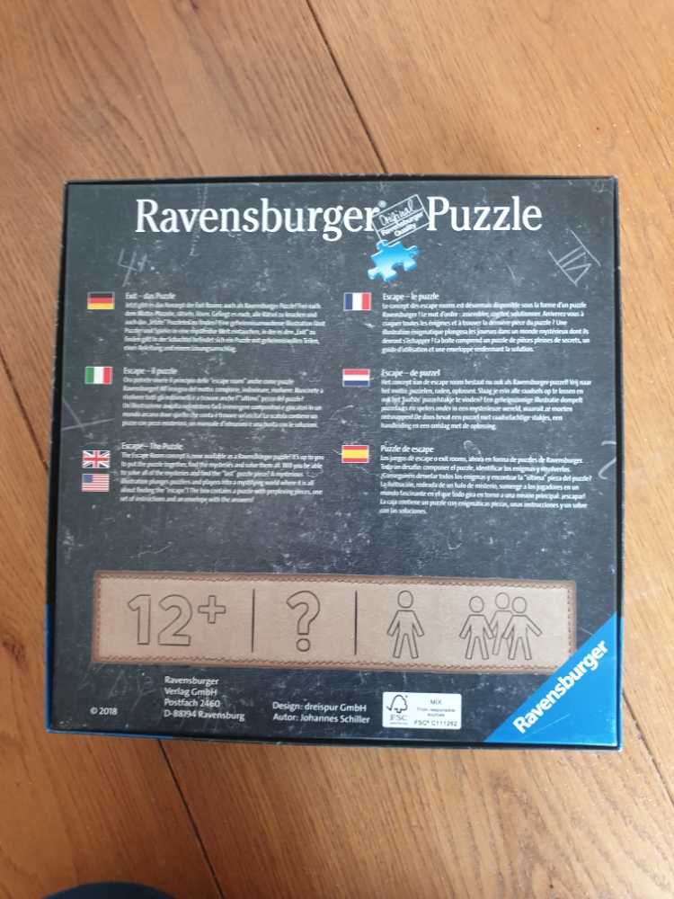 Escape Puzzle Greenhouse NEW - Ravensburger Escape 🚫 puzzle collectible [Barcode 4005556165308] - Main Image 3
