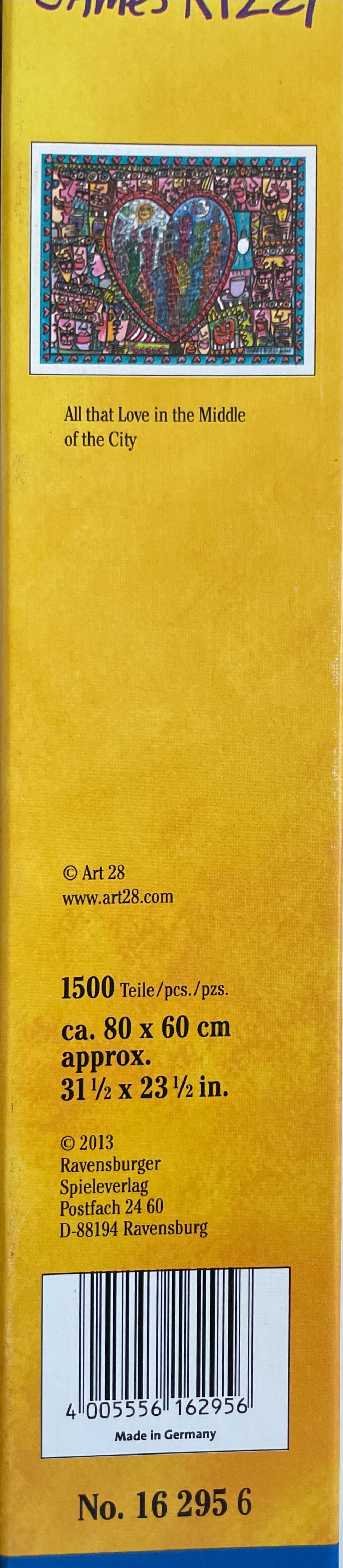 All That Love In The Middle Of The City - Ravensburger puzzle collectible [Barcode 4005556162956] - Main Image 2