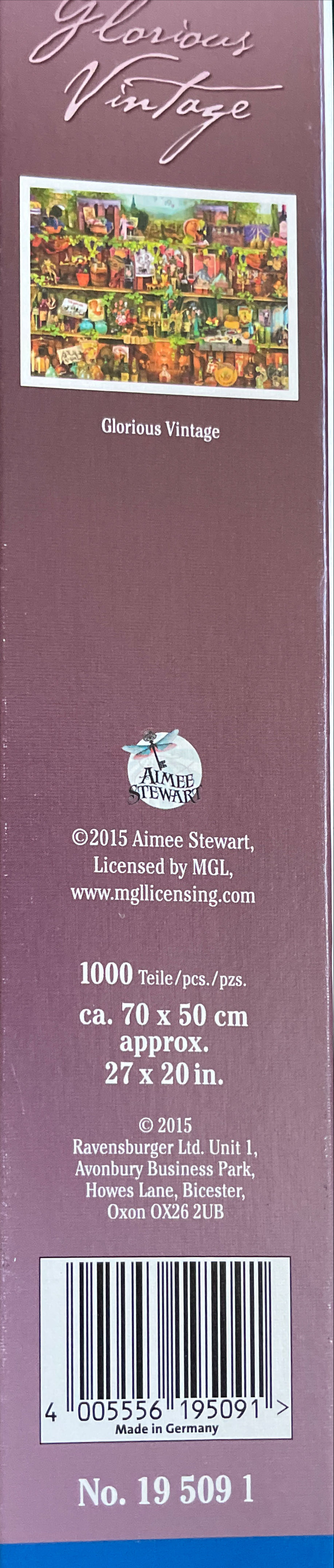 Glorious Vintage - Ravensburger puzzle collectible [Barcode 4005556195091] - Main Image 2