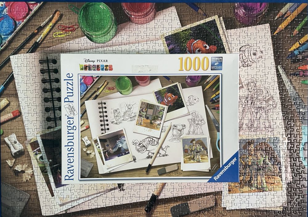 Ravensburger. Sketches (Black and White Version) - Ravensburger puzzle collectible [Barcode 4005556196036] - Main Image 3