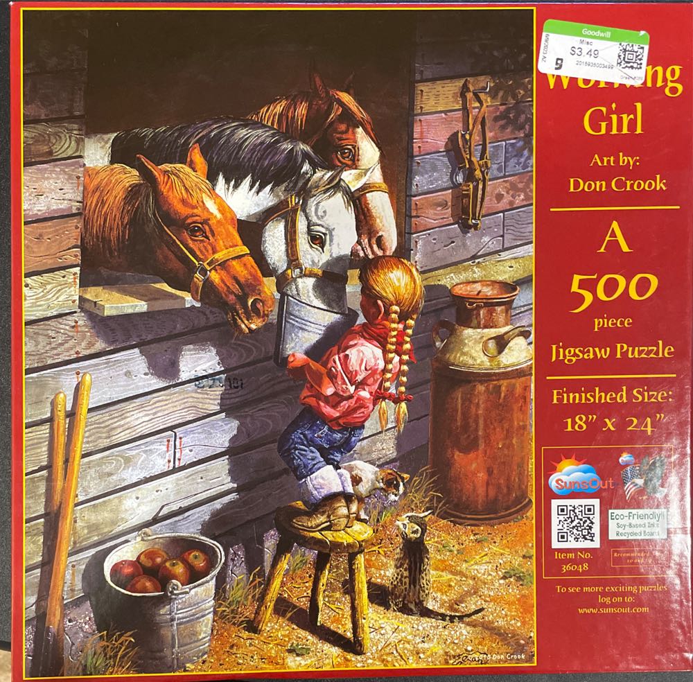 Working Girl (Marilyn) - Suns Out puzzle collectible [Barcode 796780360488] - Main Image 2