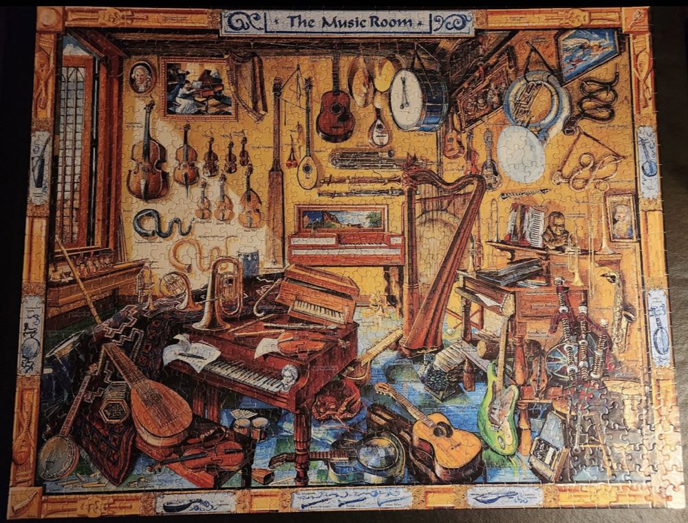 The Music Room - White Mountain 🇺🇸 puzzle collectible [Barcode 724819247912] - Main Image 4