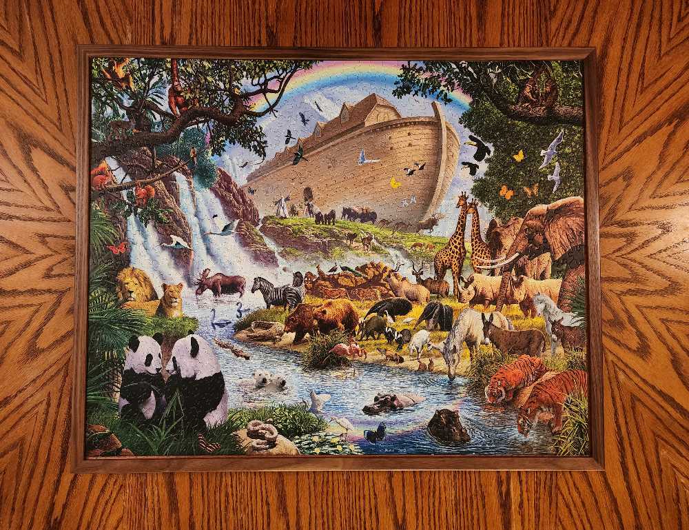 Noah’s Ark - White Mountain Puzzles puzzle collectible [Barcode 724819255337] - Main Image 2