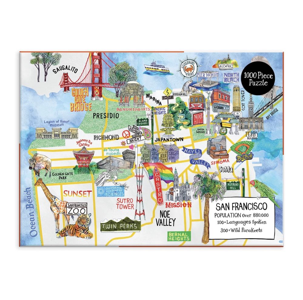 San Francisco - Galison 🇺🇸 puzzle collectible [Barcode 9780735364639] - Main Image 2