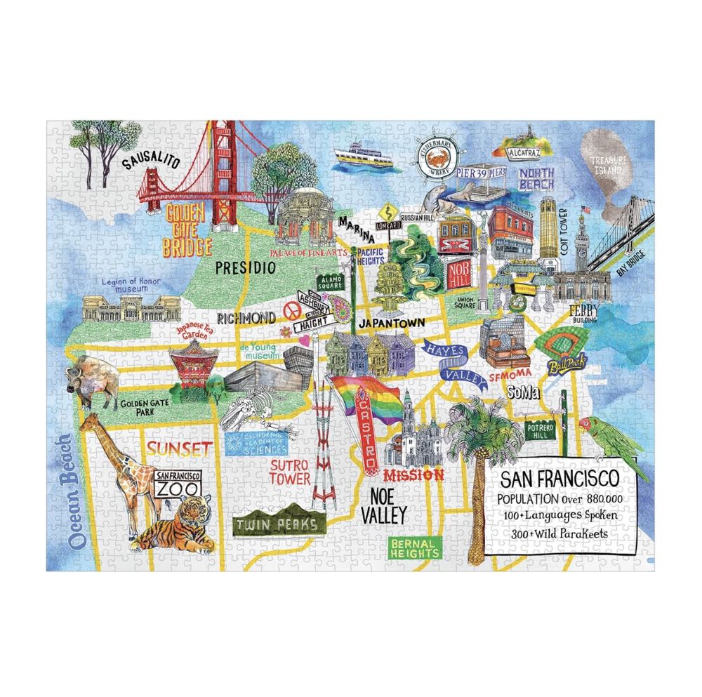 San Francisco - Galison 🇺🇸 puzzle collectible [Barcode 9780735364639] - Main Image 3